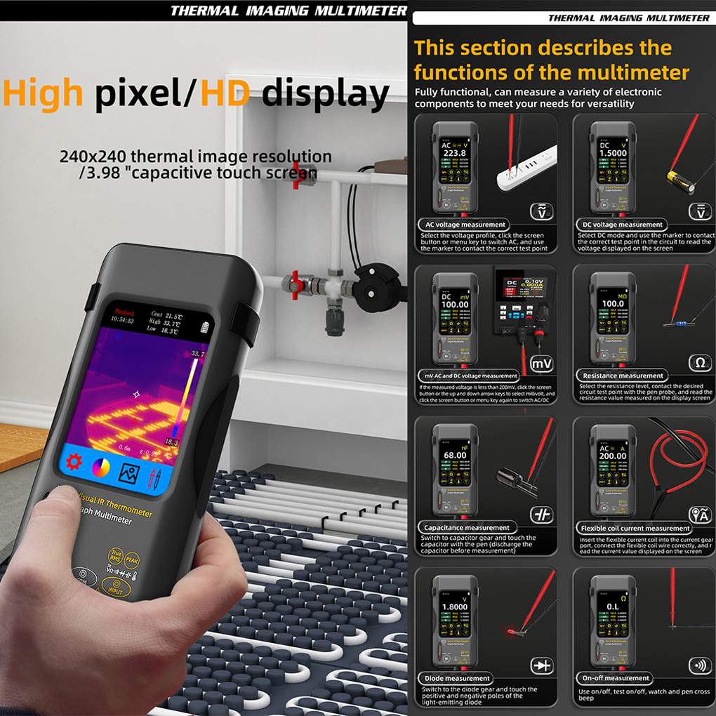 Nf 521 Thermal Imaging Camera - SH7 320x320 Warmtebeeldcamera 20000 Telt Digitale