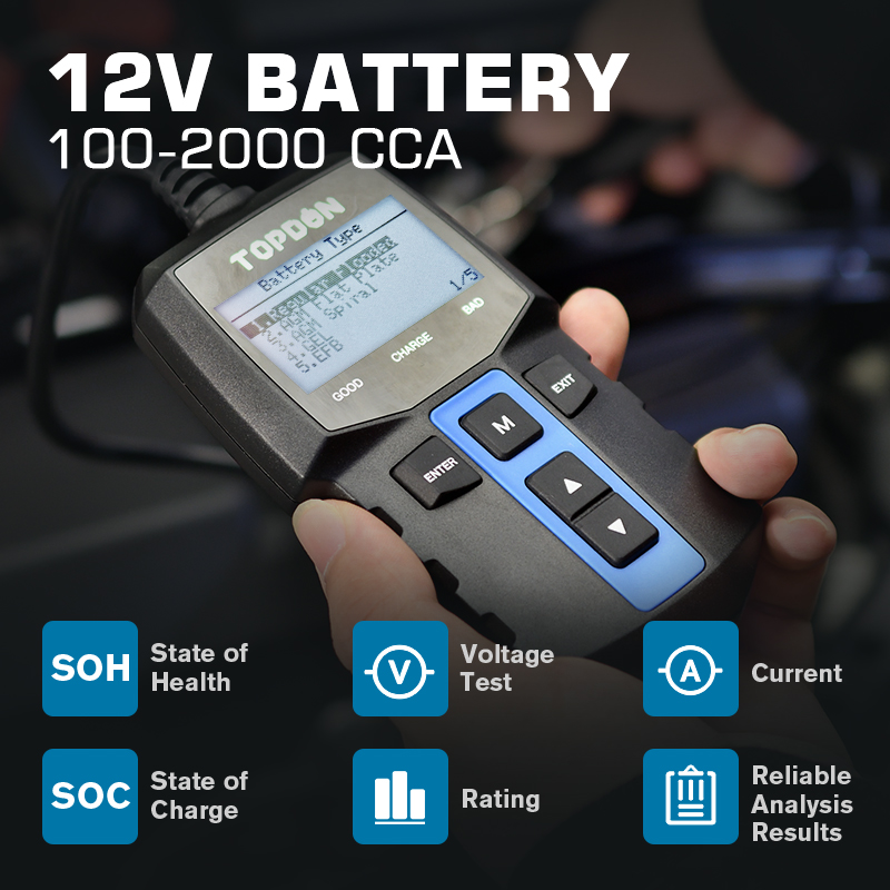 TOPDON BT100 12V Auto Batterij - Topdon Tc001 Thermal Camera recensie en prijs