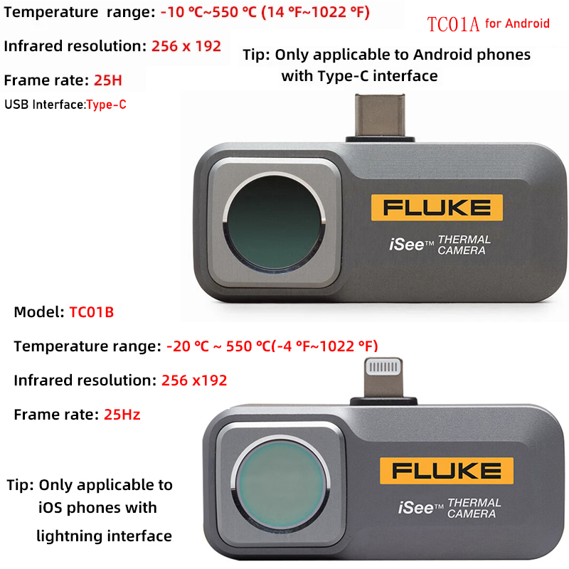 Fluke iSee TC01A TA01B thermis - Nf 521 Thermal Imaging Camera recensie en prijs